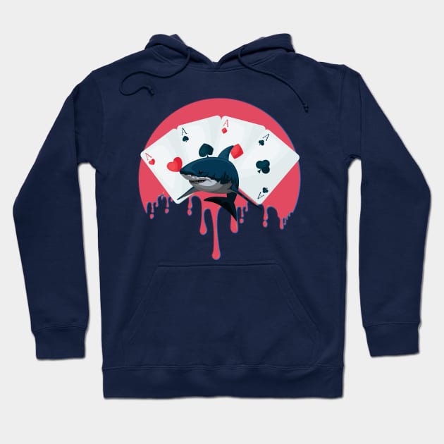 I am a professional poker card shark who smells blood in the water Hoodie by Shean Fritts 